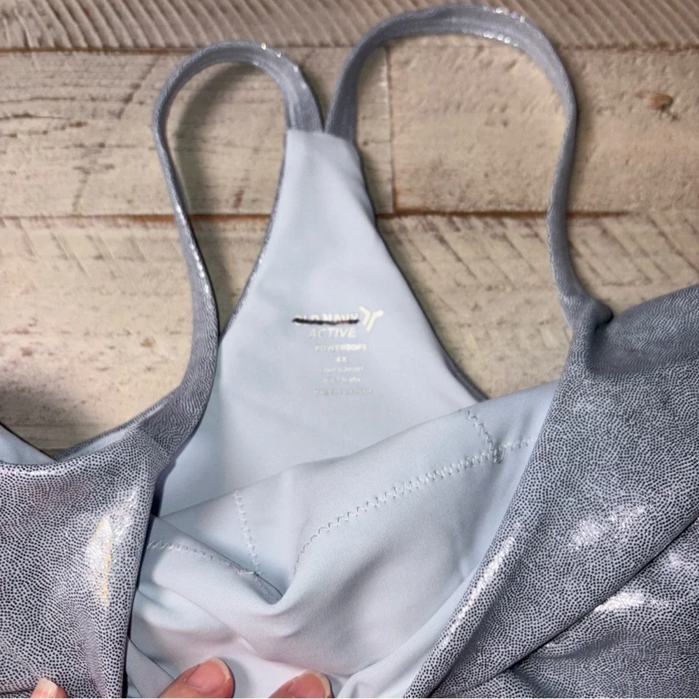 Old Navy Active Womens Powersoft Tank Top Light Support Built In Bra Size 4X - Picture 4 of 16